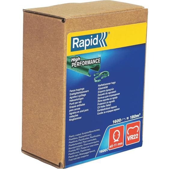 Rapid - Agrafes grillage - VR22 Vert - Boîte 1600 - (40108811)