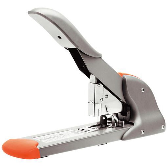 Rapid Agrafeuse de bureau Fashion HD210 - Agrafes 9/8-24 et 23/8-24 - Capacité 210 feuilles - Argent et Orange