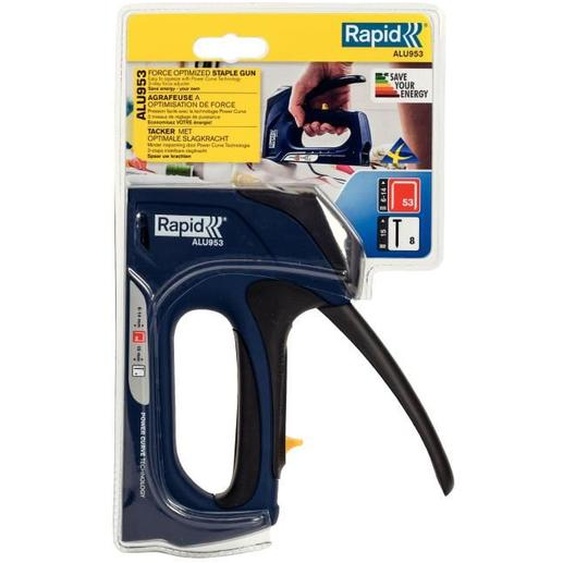 RAPID ALU953 Agrafeuse manuelle double - Aluminium