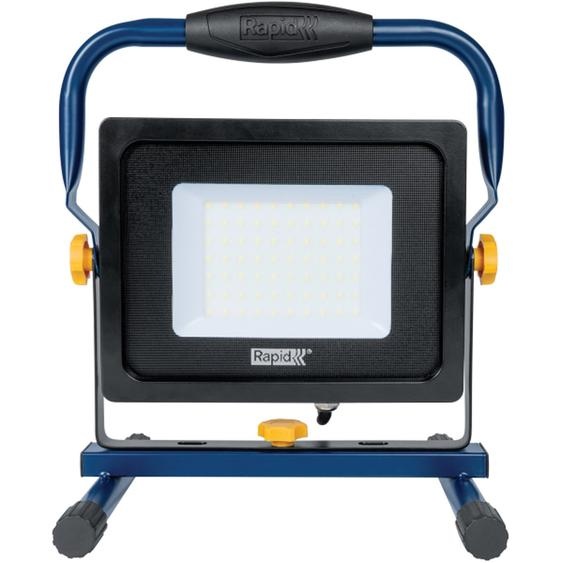 Rapid Projecteur de chantier LED The Painter+ Ultra lumineux 5000 lumens - Lampe de travail sur secteur utilisable en extérieur - Protection IP65