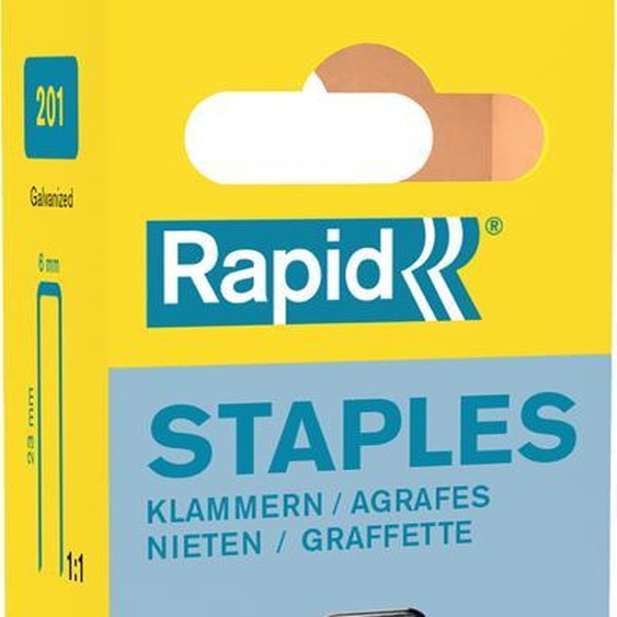 Rapid Tools 40109530 Agrafes à dos étroit Rapid, type 606, 23 mm, petit paquet