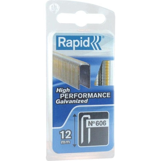 Rapid Tools 40109531 Agrafes à dos étroit Rapid, type 606, 25 mm, petit paquet
