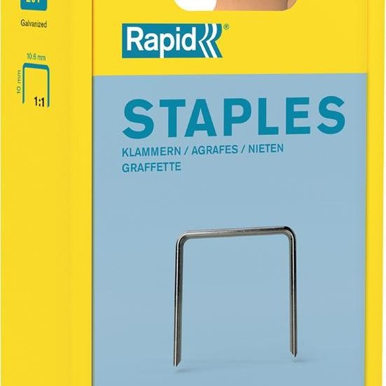 Rapid Tools 40303090 Rapid Flachdrahtklammern Typ 140, 10 mm, Großpackung