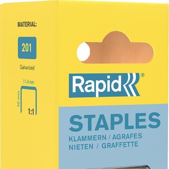 Rapid Tools 5000743 Rapid Feindrahtklammern Typ 53, 10 mm, Kleinpackung
