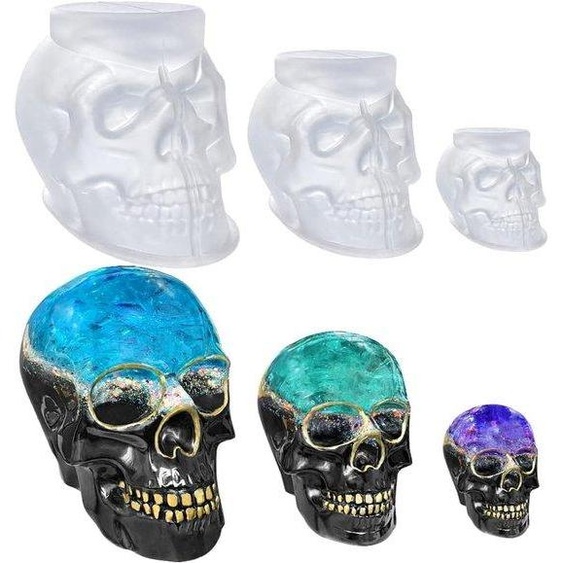 Râteaux en silicone (lot de 3), flexibles, transparents, polyvalents