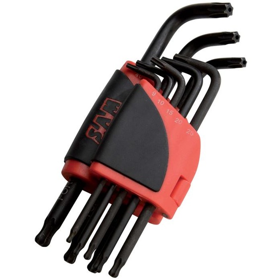 Râtelier de 8 clés mâles longues Resistorx® à tête sphérique SAM OUTILLAGE 59-R8ALZ