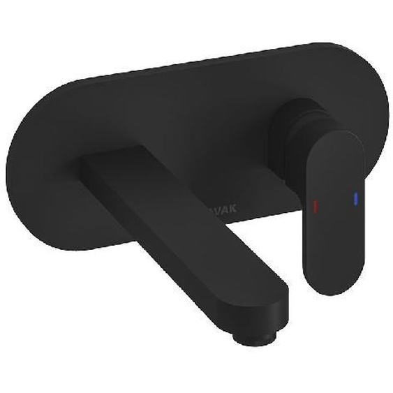 Mélangeur lavabo sous plan RAVAK Chrome noir X070430