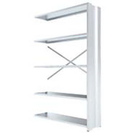 Rayonnage archive de bureau Smart - H.200 x L.100 cm - Elément Suivant - Gris clair