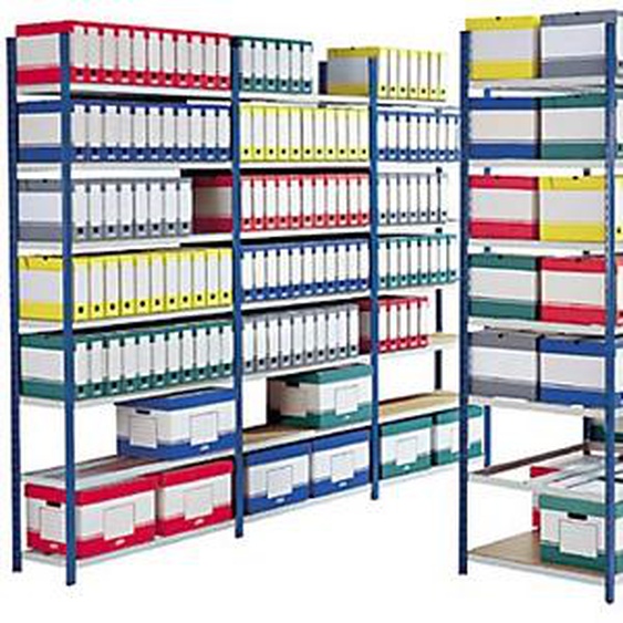 Rayonnage archives Maxipro - Simple face - L. 100 x P. 35 cm - Elément Départ