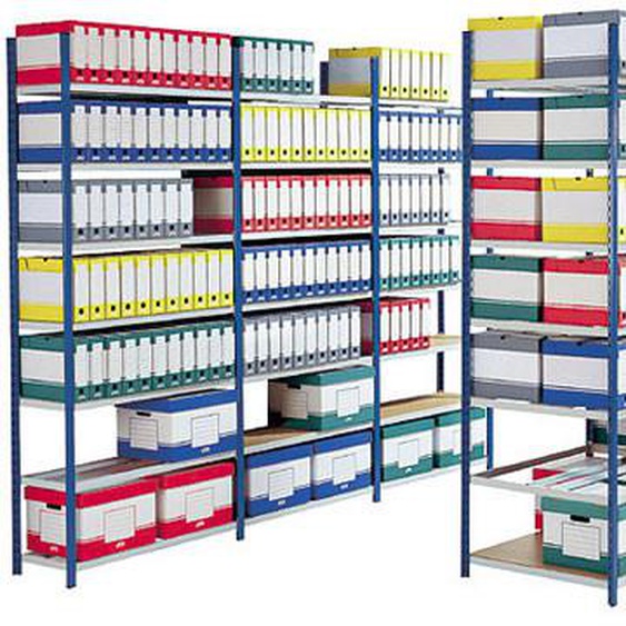 Rayonnage archives Maxipro - Simple face - L. 100 x P. 35 cm - Elément Départ