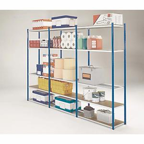 Rayonnage industriel Compétition - Polyvalent - P. 40 cm - Elément Suivant  - Bleu