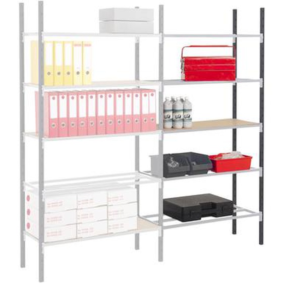 Rayonnage industriel Easy Clip 250 - Polyvalent - L100 x P. 50 cm - Elément Suivant