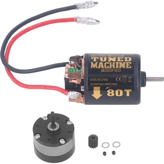 RC Carbox Motor Mount 540 avec 1/3 réduction Planetary Getriebe 15T pour 1/10 Crawler 80T