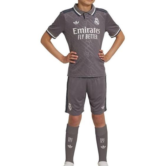 Real Madrid Ensemble Tenue Third Junior 24/25 Gris