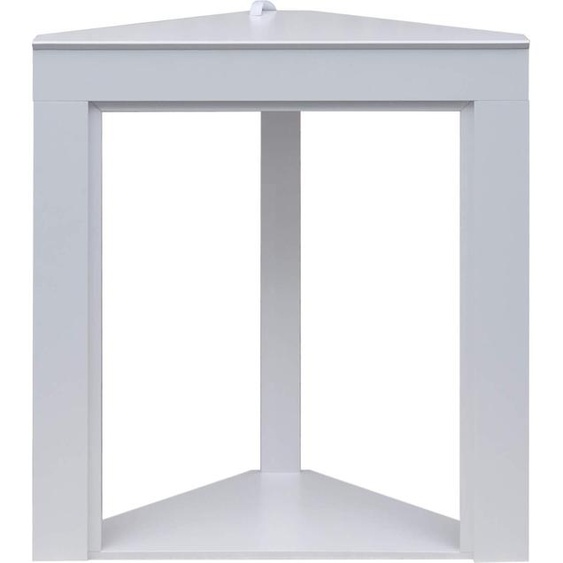 Rebecca Mobili Cadre de cheminée dangle artificiel 100x90x45 cm en MDF, blanc