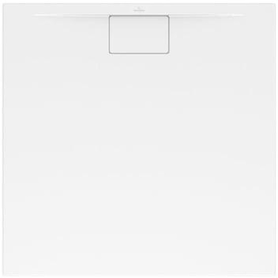 Receveur 80 x 80 x 4,8  Architectura Metalrim acrylique carré blanc