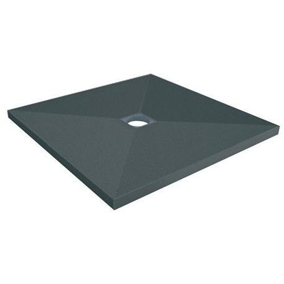 Receveur à carreler 900x900x40cm PANODUR CLASSIC trou central  - LAZER - 340100