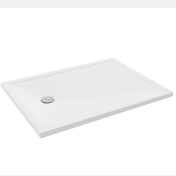 Receveur de douche 120 x 90 Gaspard extra-plat céramique bonde à gauche