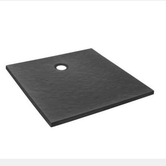 Receveur de douche 80 x 80 Ipso carré gris anthracite