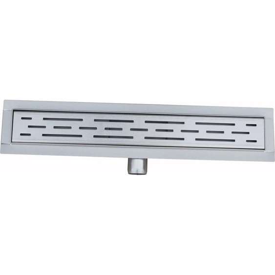 Receveur de douche - acier inoxydable - design élégant, 30 l/min, 6,7 cm de profondeur dinstallation