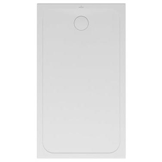 Receveur de douche antidérapant 120 x 80  Lifetime Plus Cerasoft céramique blanc
