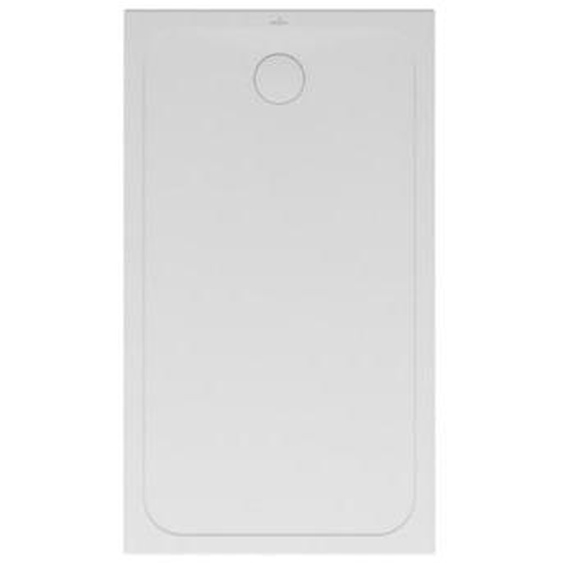 Receveur de douche antidérapant 140 x 90  Lifetime Plus céramique blanc