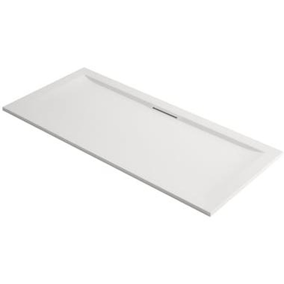 Receveur de douche antidérapant 160 x 80 Flight Pure rectangle blanc