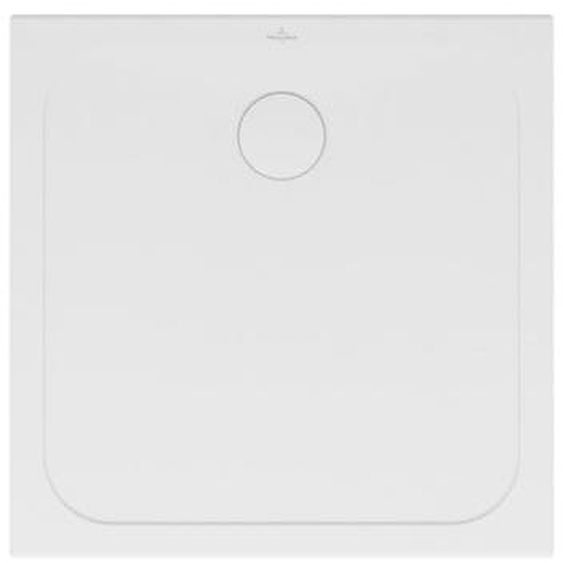 Receveur de douche antidérapant 80 x 80  Lifetime Plus ceramique rectangle blanc