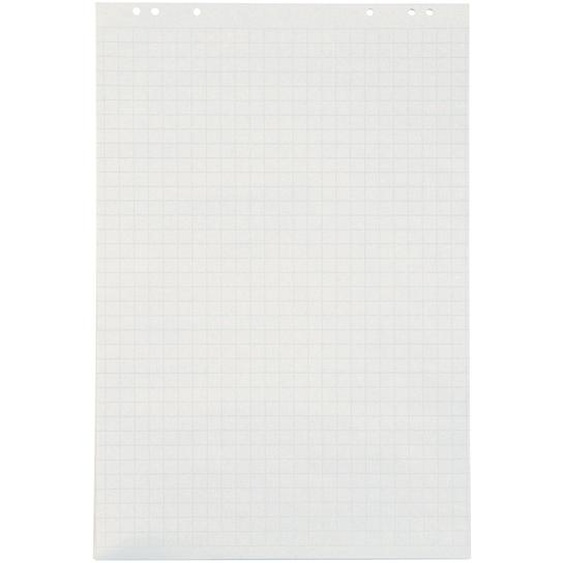 Recharge chevalet papier standard blanc quadrillé 70g - L.65 x H.98 cm - Bloc de 25 feuilles