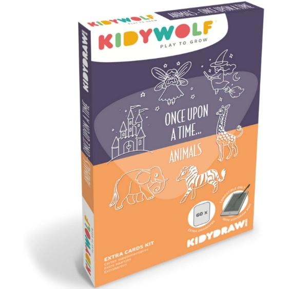 Recharge Kidydraw Mini 60 Cartes Il Était Une Fois Et Animaux Orange - Il Était Une Fois Et