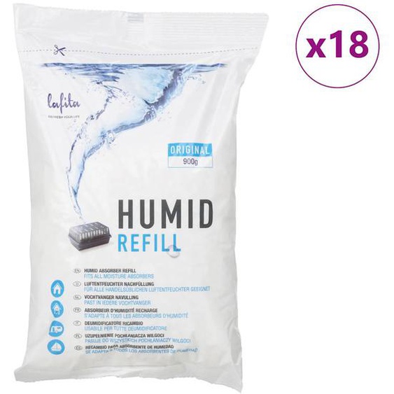 Lafita Recharges pour absorbeur dhumidité 18 pcs 900 g