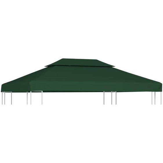 Recouvrement de remplacement dauvent 310 g/m² 3 x 4 m Vert
