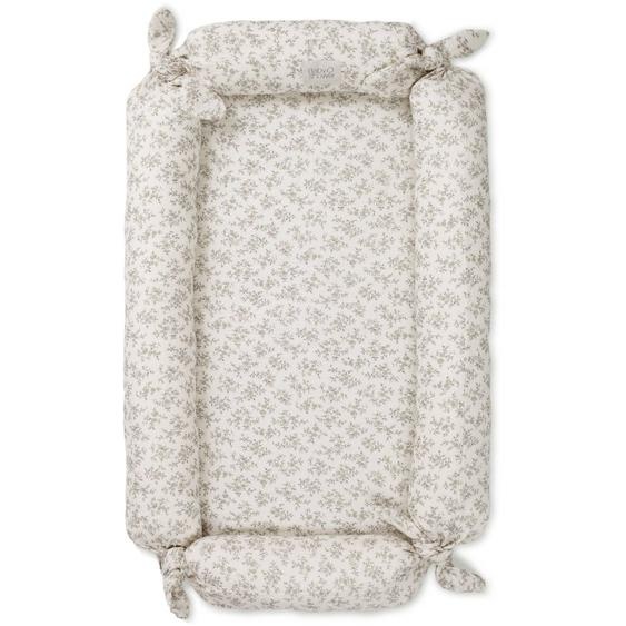 Réducteur De Lit Bébé Coton Bio Nid D’appoint Ecru, Vert, Noir