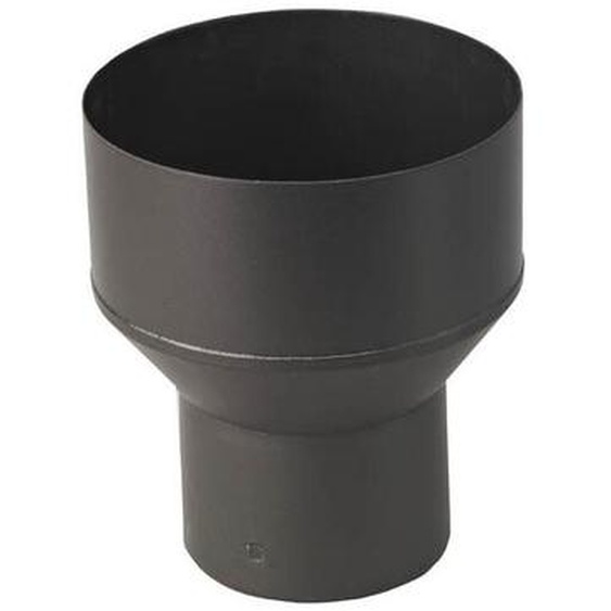 Réduction noir mat Ø180f x 80m