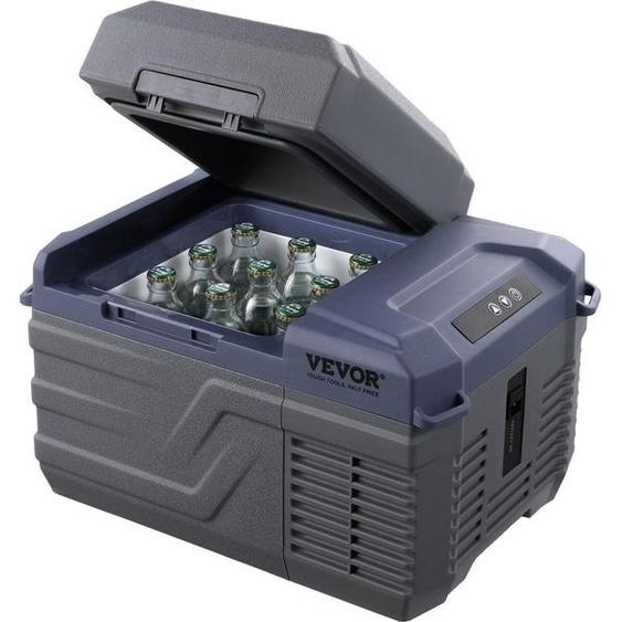 Réfrigérateur-congélateur portable pour voiture, compresseur 12 L, zone unique, pour voiture et maison