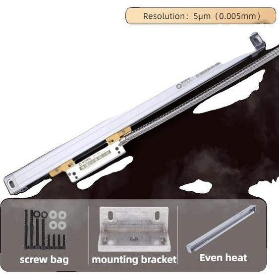 Règles linéaires en verre KA500, résolution 0,005 mm, sortie TTL, KA500-5um-270mm