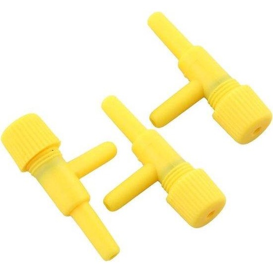 Régulateur dair pour aquarium, 3 pièces, jaune, en plastique