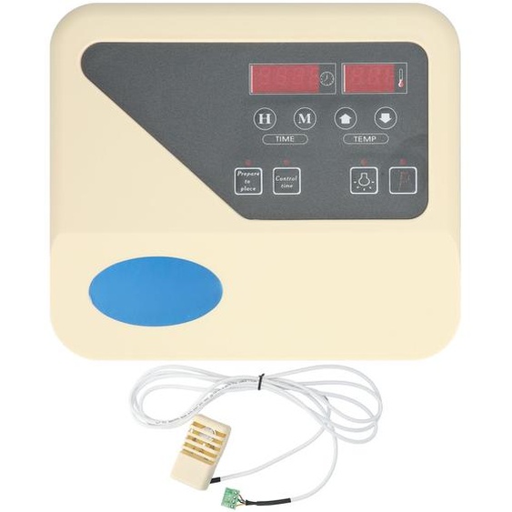 Régulateur de température pour poêle de sauna, affichage numérique LCD, régulateur externe avec câble de sonde pour poêle de sauna sec, 220 V