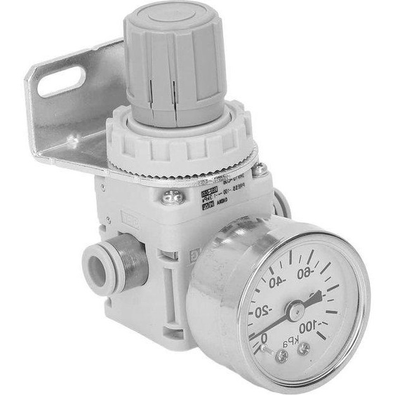 Régulateurs de pression pneumatiques - compacts, longue durée de vie - manette rotative - de -100 à -13 kPa - en métal - àmanuelle - pour lindustrie.