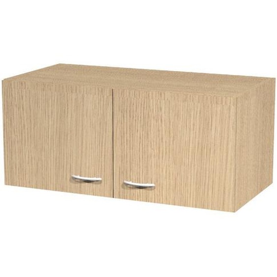 Rehausse darmoire Wood - L.90 x H.40 cm - 2 portes - Chêne
