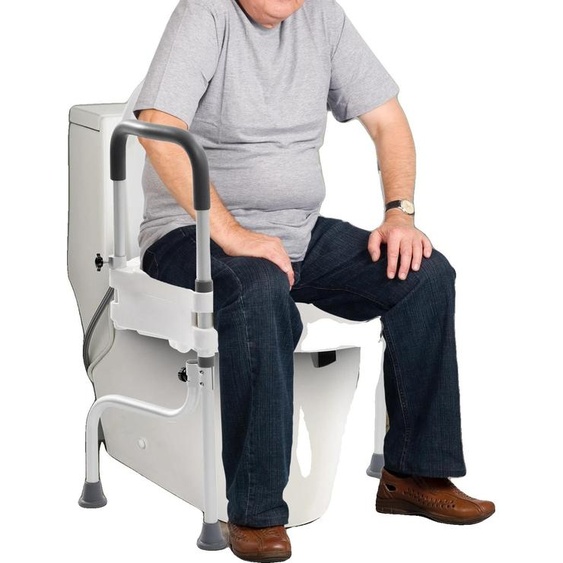 Réhausseur de siège de toilette, alliage daluminium, design ergonomique, stabilité améliorée