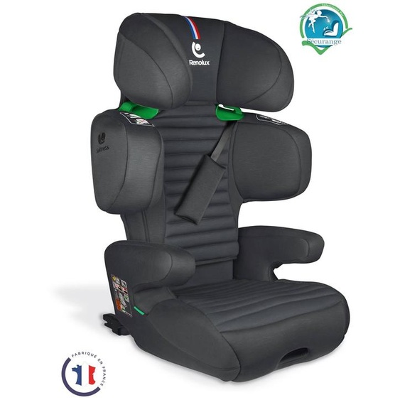 Réhausseur Isofix R129 100-150 Cm Softness® Renofix2 Quartz