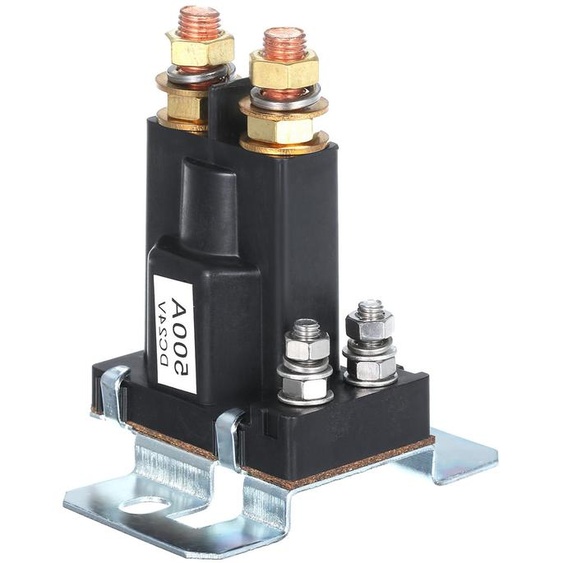 Relais CC portable de 24 V et 500 A à deux cellules avec isolateur pour moteurs de chariots élévateurs