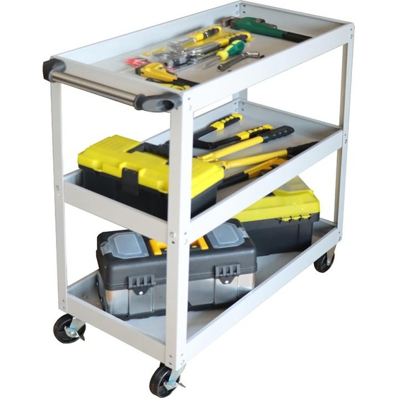 relaxdays Chariot datelier avec 3 niveaux