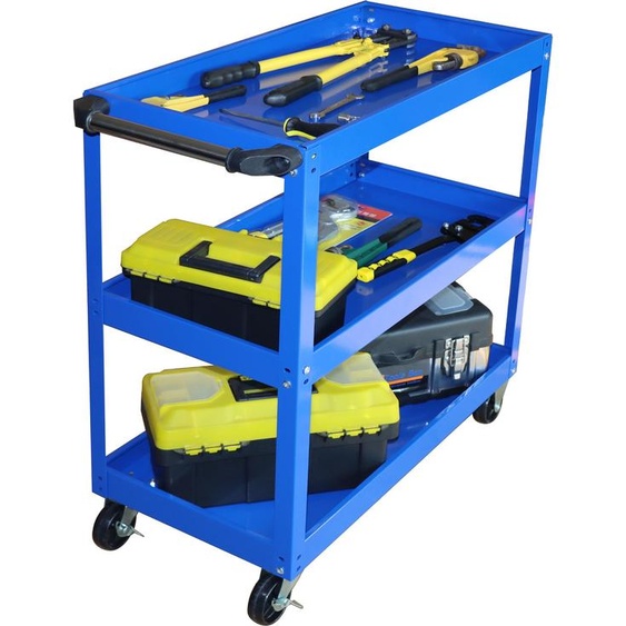 relaxdays Chariot datelier avec 3 niveaux