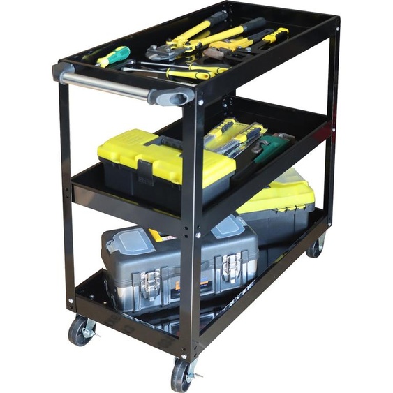 relaxdays Chariot datelier avec 3 niveaux