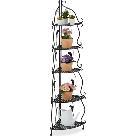 relaxdays Étagère dangle en métal avec 5 étagères