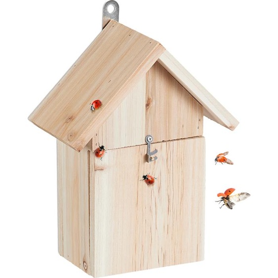 relaxdays Maison de coccinelle en bois