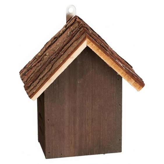 Relaxdays Maison pour coccinelles, en bois, H x l x P : 23 x 19 x 12,5 cm, à suspendre, jardin, hôtel à insectes pour coccinelles, marron