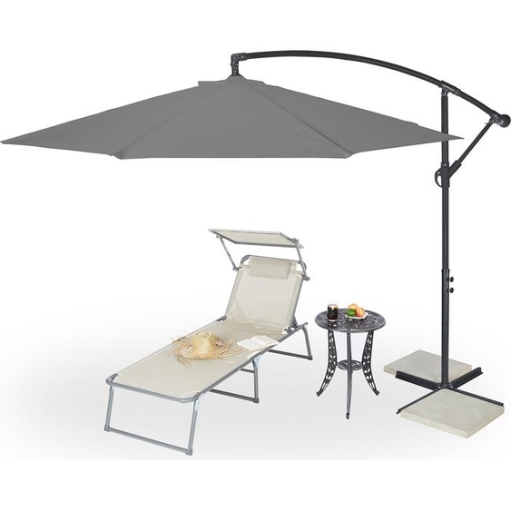 relaxdays Parapluie D : 300 cm